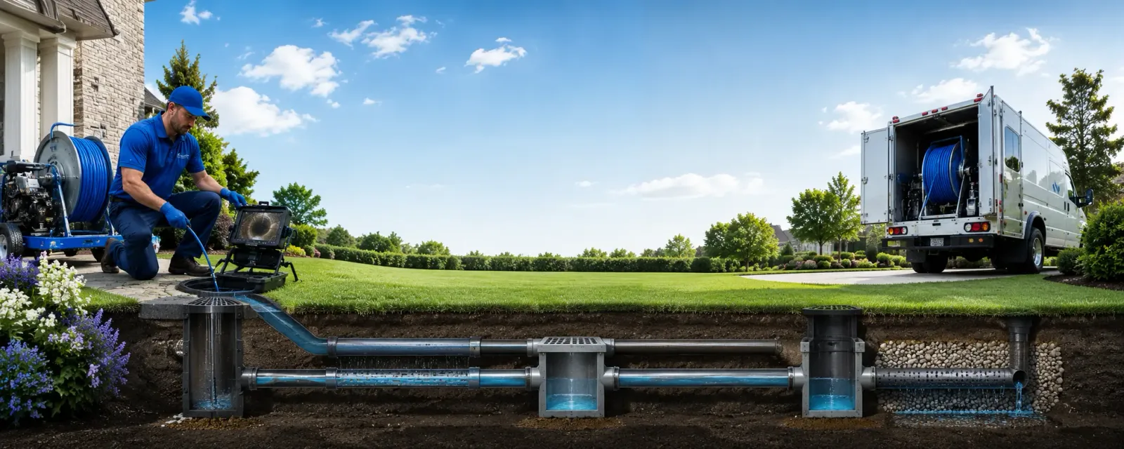 Outdoor drain cleaning information for Wedron, IL